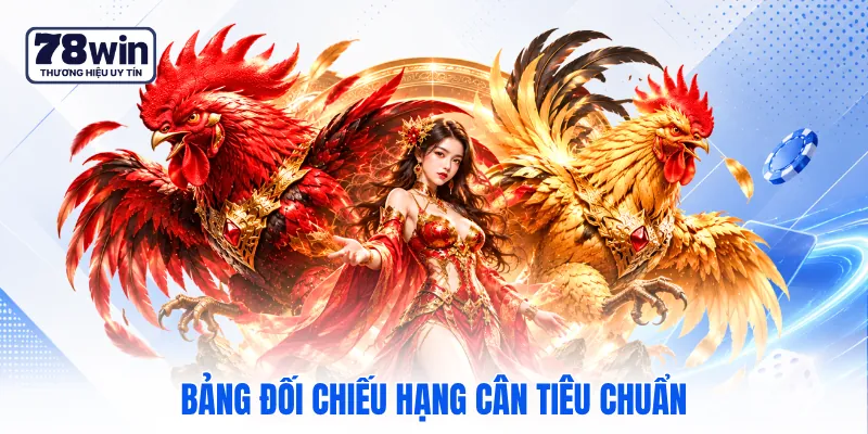 Bảng đối chiếu hạng cân tiêu chuẩn