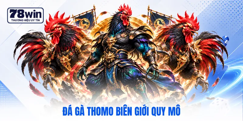 Đá gà Thomo biên giới quy mô